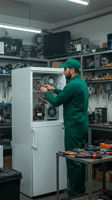 إصلاح تسربات مياه الثلا